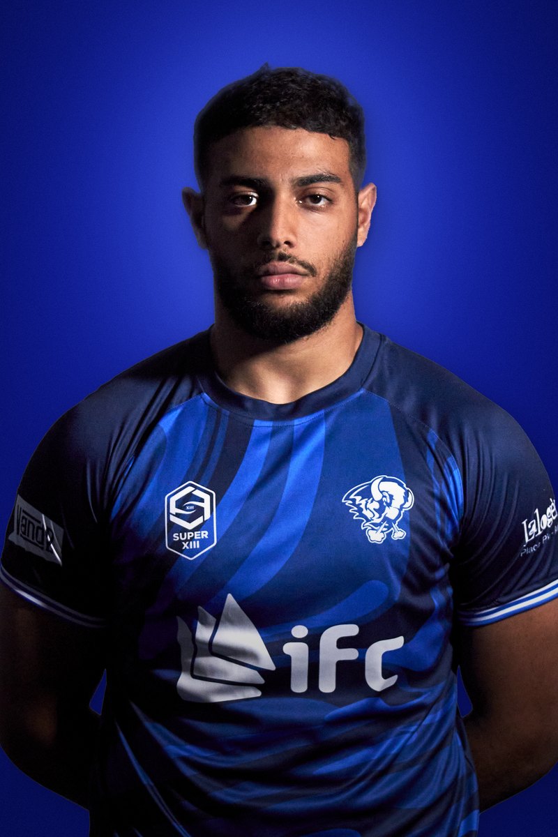 NID OUAARAB, joueur de l’équipe Super XIII des Bisons Avignon
